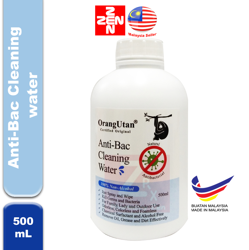 Orang Utan Anti-Bac Cleaning Water 500mL