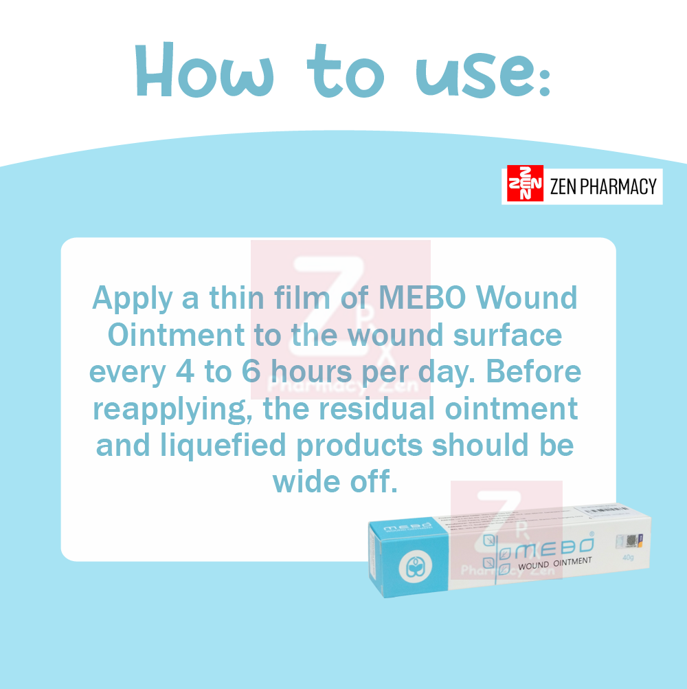 Zen Pharmacy | Mebo Wound Ointment 40g
