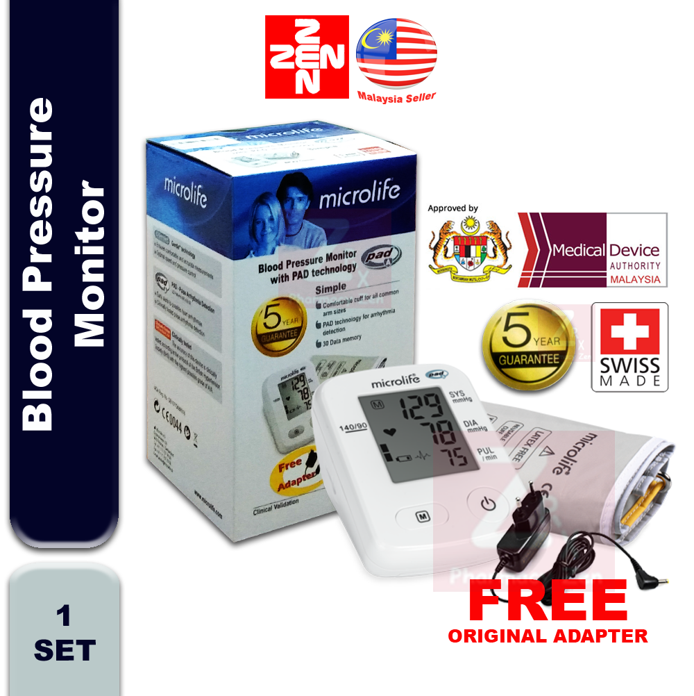 Zen Pharmacy Microlife Blood Pressure Monitor BP A2C(5 years